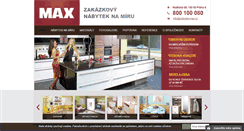 Desktop Screenshot of kuchyne-na-miru-max.cz