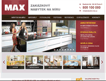 Tablet Screenshot of kuchyne-na-miru-max.cz